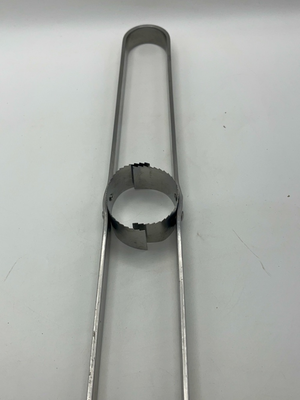 Stainless Steel Long Handle Corn on the Cob Cutter - Silver